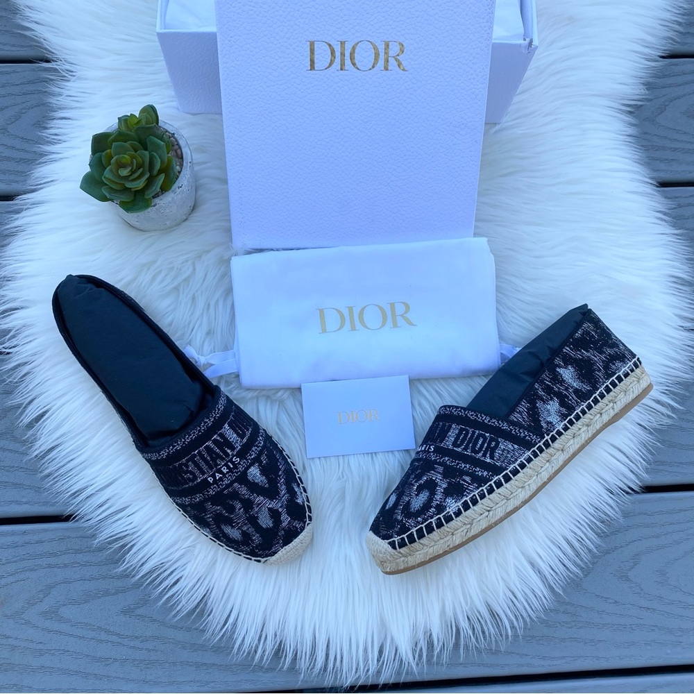 Christian Dior Pattern Espadrilles - Picture 1 of 7